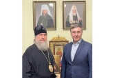 Представительство Православной Церкви Казахстана в Москве посетил министр науки и высшего образования Российской Федерации В.Н. Фальков