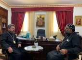 Metropolitan Hilarion of Volokolamsk holds negotiations with head of the DECR of the Malankara Church