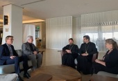 Metropolitan Hilarion of Volokolamsk meets with leaders of a major inter-Cristian humanitarian organization