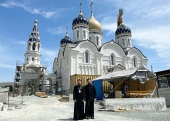 Ο πρόεδρος του ΤΕΕΣ μετέβη στον υπό κατασκευή ρωσικό ναό στην Κύπρο