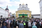 В Пафнутьевом Боровском монастыре молитвенно отметили день памяти основателя обители