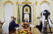 Встреча Святейшего Патриарха Кирилла с губернатором Пензенской области и главой Пензенской митрополии