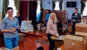 170 сім'ям біженців передали гуманітарну допомогу від Інкерманського монастиря у Криму. Інформаційне зведення про допомогу біженцям (від 18 травня 2022 року)