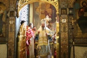 У день пам'яті святителя Миколая ієрарх Болгарської Православної Церкви очолив Літургію на Російському подвір'ї в Софії