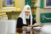 Святейший Патриарх Кирилл возглавил заседание Священного Синода Русской Православной Церкви