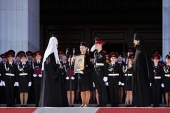 Святіший Патріарх Кирил відвідав парад московського кадетського руху «Не перерветься зв'язок поколінь»