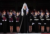 Святіший Патріарх Кирил відвідав парад московського кадетського руху «Не перерветься зв'язок поколінь»