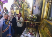 В день памяти праведного Иоанна Кормянского Патриарший экзарх всея Беларуси совершил Литургию в Иоанно-Кормянском женском монастыре в Гомельской области