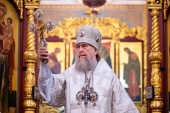 В праздник Вознесения Господня глава Казахстанского митрополичьего округа совершил Литургию в Вознесенском кафедральном соборе в Алма-Ате