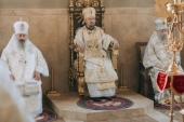 Патриарший экзарх всея Беларуси представил епископа Пинского и Лунинецкого Георгия пастве Пинской епархии