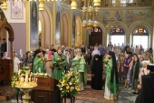 В Иерусалиме совершили празднование Пятидесятницы и отметили 150-летие Троицкого собора