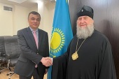 Відбулася зустріч глави Казахстанського митрополичого округу з міністром інформації та суспільного розвитку Республіки Казахстан