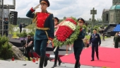 На Соборной площади Главного храма ВС РФ прошли памятные мероприятия, приуроченные к Дню памяти и скорби