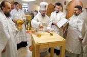 Патриарший экзарх всея Беларуси освятил храм равноапостольных Мефодия и Кирилла при Патриаршем представительстве в Минске