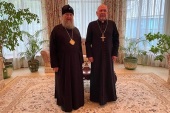 Состоялась встреча главы Казахстанского митрополичьего округа с архиепископом Евангелическо-лютеранской церкви в Казахстане