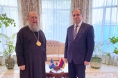 Состоялась встреча главы Казахстанского митрополичьего округа с новоназначенным послом Армении в Казахстане
