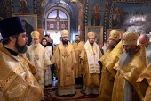 Metropolitan Anthony of Volokolamsk celebrates Liturgy at Moscow Metochion of the Serbian Orthodox Church