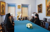 Состоялась встреча Святейшего Патриарха Кирилла с архиереями Луганской и Ровеньковской епархий
