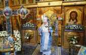 В праздник Казанской иконы Божией Матери Святейший Патриарх Кирилл совершил Литургию в Казанском соборе на Красной площади в Москве