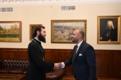 Metropolitan Anthony of Volokolamsk meets with Consul of Lebanon in Moscow