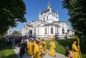 Митрополит Воскресенский Дионисий совершил великое освящение Благовещенского соборного храма города Гагарина