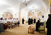 Зустріч Святішого Патріарха Кирила з дітьми із Донбасу та України