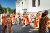 Патриарший экзарх всея Беларуси возглавил престольный праздник в Марии-Магдалининском храме города Минска