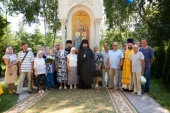 В Нижнем Новгороде освящен киот на месте родительского дома преподобного Макария Желтоводского