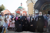 В Борисоглебском Аносином ставропигиальном монастыре отметили 30-летие возрождения монашеской жизни в обители