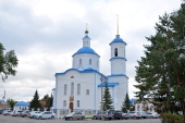 В Каинской епархии освящен восстановленный на историческом месте Спасский собор