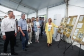 В рамках молодежного форума «Машук-2022» в Пятигорске прошла презентация выставки Синодального комитета по взаимодействию с казачеством