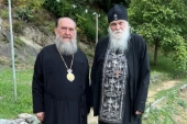 Митрополит Астанайский и Казахстанский Александр встретился с известным западноевропейским богословом схиархимандритом Гавриилом (Бунге)