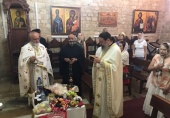 Настоятель и прихожане Бейрутского подворья Русской Православной Церкви приняли участие в праздничной Литургии в г. Сайда