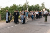 Патріарший екзарх усієї Білорусі очолив хресну ходу з Жировичів до Мінська у четвертий день молитовної ходи