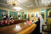Ο Αγιώτατος Πατριάρχης Κύριλλος προέστη της τακτικής συνεδρίας της Ιεράς Συνόδου της Ρωσικής Ορθοδόξου Εκκλησίας