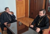Ρουμάνος ορθόδοξος χριστιανός σκηνοθέτης επισκέφθηκε το Τμήμα Εξωτερικών Εκκλησιαστικών Σχέσεων