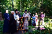 На Смоленском кладбище Санкт-Петербурга совершен первый молебен святому Михаилу Союзову
