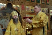 Заместитель управляющего делами Московской Патриархии возглавил престольный праздник Заиконоспасского ставропигиального монастыря г. Москвы