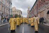 В Высоко-Петровском ставропигиальном монастыре отметили престольный праздник