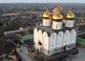 Ss Nicholas and Basil Monastery of Dormition in Donetsk diocese damaged by shelling