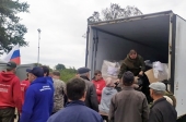«Патриаршие добровольцы» передали около 10 тонн продуктов для беженцев из Харьковской области. Информационная сводка о помощи беженцам (от 11 сентября 2022 года)