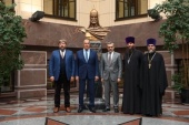 В Министерстве иностранных дел России открыт памятник святому князю Александру Невскому