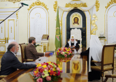 Робоча зустріч Святішого Патріарха Кирила із заступниками голови Всесвітнього руського народного собору