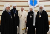 Αντιπροσωπεία του Πατριαρχείου Μόσχας συναντήθηκε με τον Πάπα της Ρώμης Φραγκίσκο