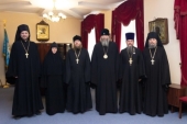 Представители Межведомственной комиссии по вопросам образования монашествующих посетили Новосибирскую митрополию
