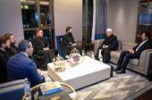 Ο πρόεδρος του ΤΕΕΣ συναντήθηκε με τον ύπατο ιμάμη του Ισλαμικού Πανεπιστημίου «Αλ Αζχάρ» και τον γραμματέα του Μουσουλμανικού Συμβούλιου Πρεσβυτέρων