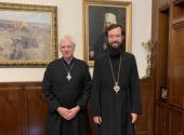 Metropolitan Anthony of Volokolamsk meets with the representative of the Church of England