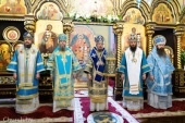 Патріарший екзарх усієї Білорусі очолив урочистості з нагоди 30-річчя відродження Гродненського Різдво-Богородичного монастиря.