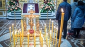 На девятый день трагедии в школе № 88 города Ижевска в кафедральном соборе Ижевской епархии прошли заупокойные богослужения
