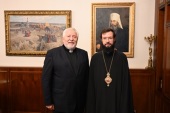 Metropolitan Anthony of Volokolamsk meets with RUFCEF chairman Sergey Ryakhovsky